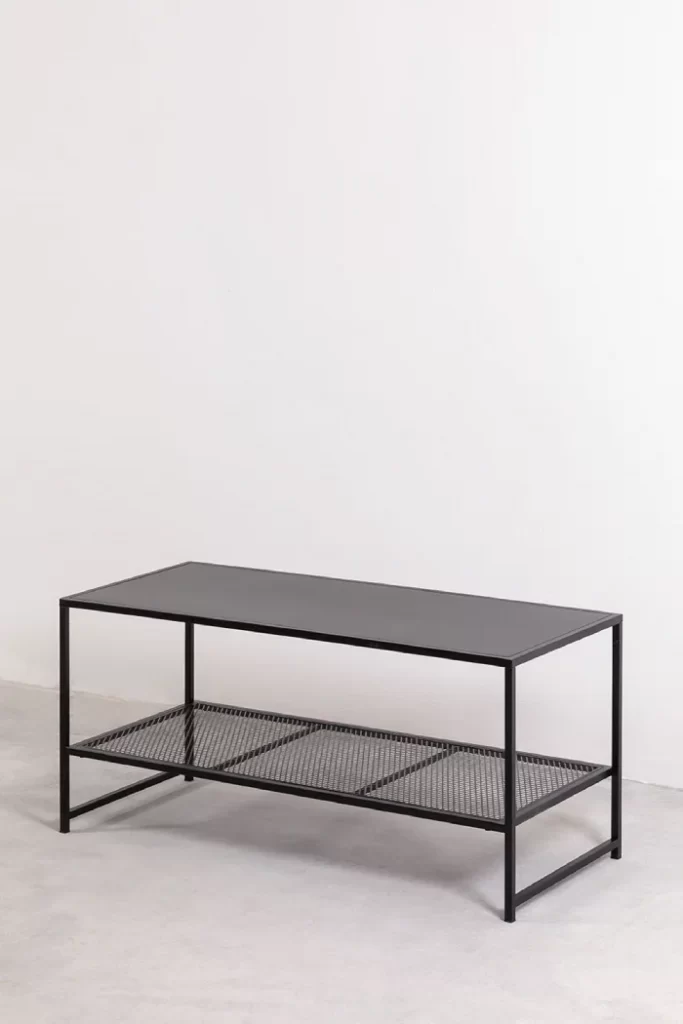 mesa de centro negra